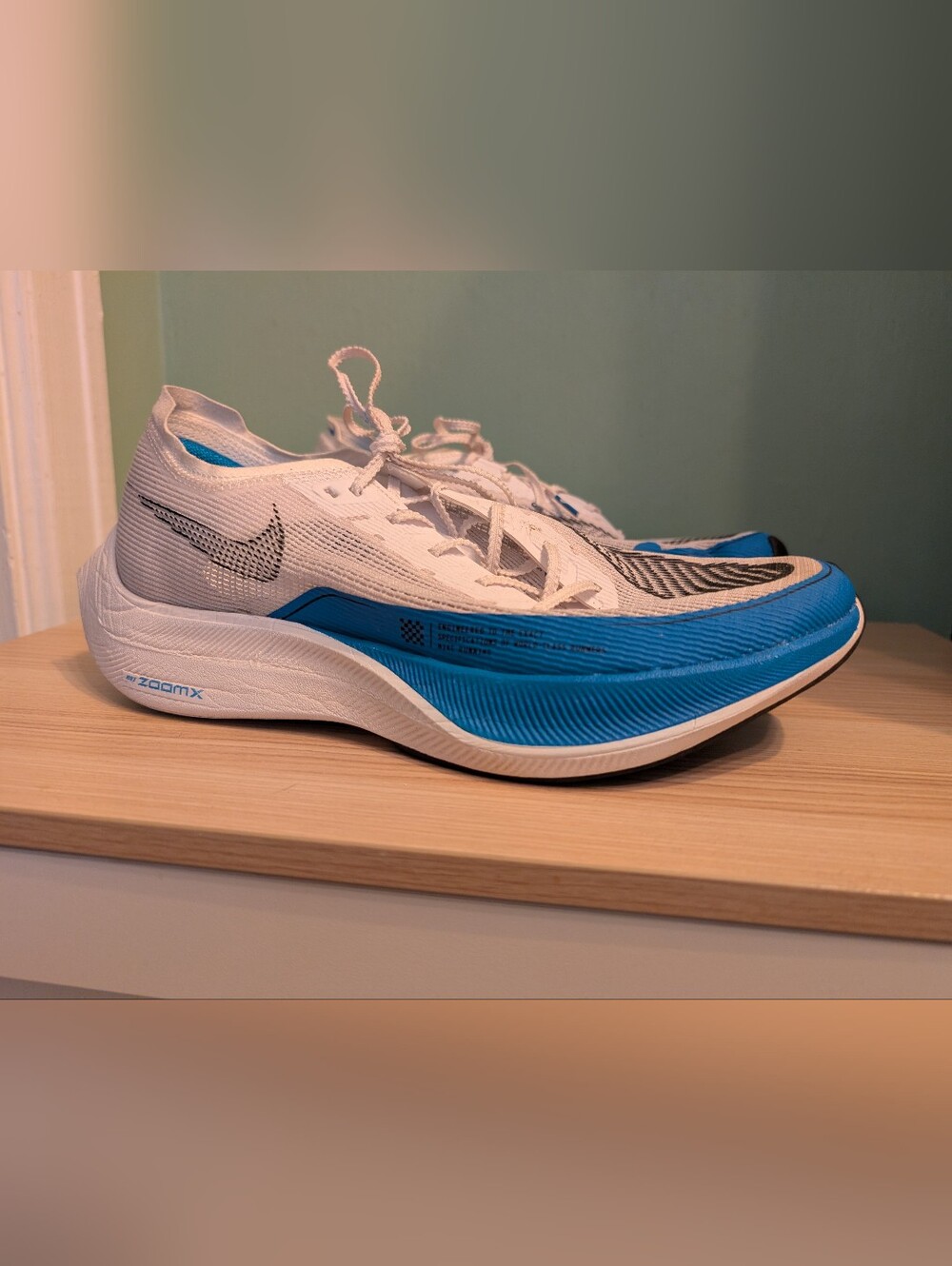 Nike ZoomX VaporFly NEXT% 2 White Blue